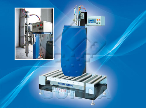 GN-D300單頭大桶稱(chēng)重灌裝機(jī) GN-D300單頭大桶稱(chēng)重灌裝機(jī)